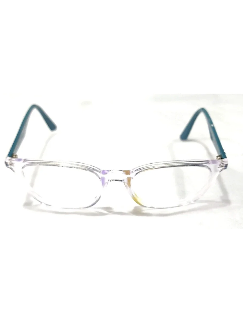 Ray Ban RB7177 5994 Clear Square Eyeglasses Frame 51-18 140 Read